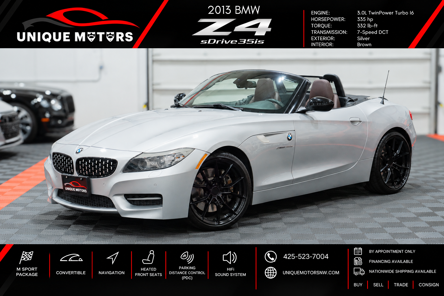 Used 2013 BMW Z4 sDrive35is in Kent